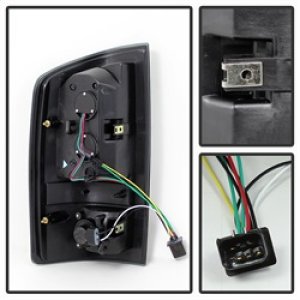 Dodge Ram 3500 Tail Lights - Rear - SPYDER - xTune LED, Black Housing, Smoke Lens - Black Smoke - `03-`06