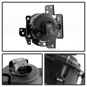 Mitsubishi Mirage Fog Lights - SPYDER - OEM w/Switch - Clear - `14-`27