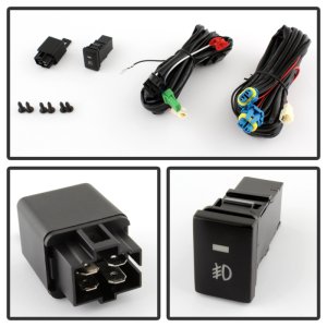 Mitsubishi Mirage Fog Lights - SPYDER - OEM w/Switch - Clear - `14-`27