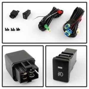 Mitsubishi Mirage Fog Lights - SPYDER - OEM w/Switch - Clear - `14-`27