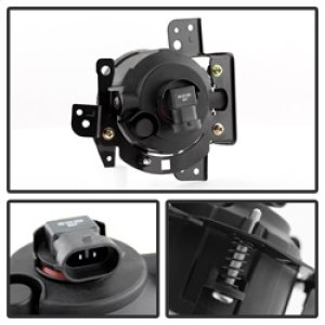 Mitsubishi Mirage Fog Lights - SPYDER - OEM w/Switch - Clear - `14-`27