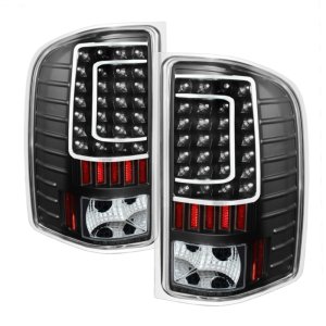 Chevrolet Silverado Tail Lights - Rear - SPYDER - xTune LED - Black - `07-`13