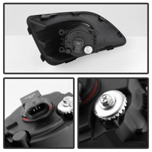 Ford C-Max Fog Lights - SPYDER - OEM W/Universal Switch - Clear - `13-`15 Ford C-Max Fog Lights - SPYDER - OEM W/Universal Switch - Clear - `13-`15