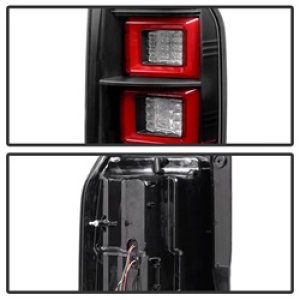 Land Rover LR4 Tail Lights - Rear - SPYDER - Light Bar LED - Black - `10-`14