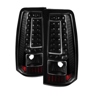 Chevrolet Silverado 2500 Tail Lights - Rear - SPYDER - xTune Version 2 LED - Black - `99-`02