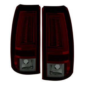 Chevrolet Silverado 1500 LED Tail Lights - SPYDER - Version 2 - Red Smoke - `03-`06