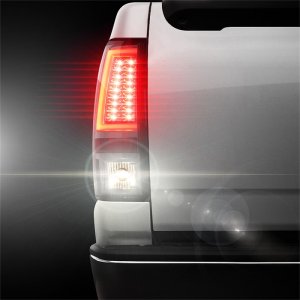 Chevrolet Silverado 2500 LED Tail Lights - SPYDER - Version 2 - Smoke - `03-`06