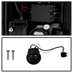 Dodge Ram 1500 LED Tail Lights - SPYDER - Version 2 - Red Clear - `07-`08