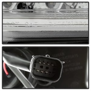 Chevrolet Tahoe Headlights - SPYDER - DRL LED Projector - Chrome - `15-`16