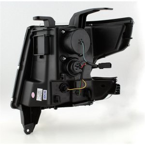 Chevrolet Tahoe Headlights - SPYDER - DRL LED Projector - Chrome - `15-`16