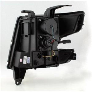 Chevrolet Tahoe Headlights - SPYDER - DRL LED Projector - Smoke - `15-`16
