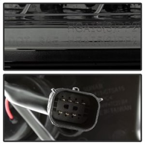 Chevrolet Tahoe Headlights - SPYDER - DRL LED Projector - Smoke - `15-`16