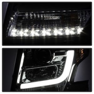 Chevrolet Tahoe Headlights - SPYDER - DRL LED Projector - Smoke - `15-`16