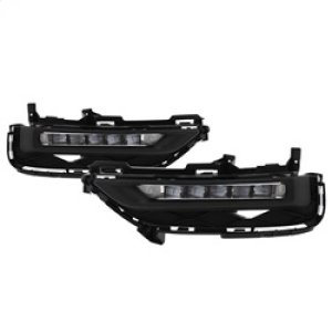 Honda Accord Coupe Fog Lights - SPYDER - OEM LED w/Switch - Clear - `16-`17
