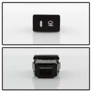 Honda Accord Coupe Fog Lights - SPYDER - OEM LED w/Switch - Clear - `16-`17