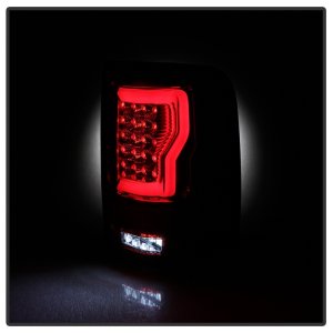 Ford F150 Tail Lights - SPYDER - LED Version 2 - Red Clear - `04-`08