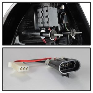 Pontiac Grand Prix LED Tail Lights - Rear - SPYDER - Light Bar - Black Smoke - `04-`08