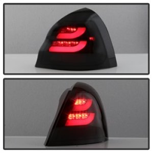 Pontiac Grand Prix LED Tail Lights - Rear - SPYDER - Light Bar - Black Smoke - `04-`08