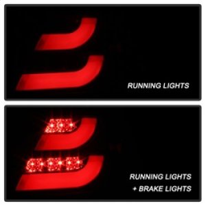 Pontiac Grand Prix LED Tail Lights - Rear - SPYDER - Light Bar - Black Smoke - `04-`08