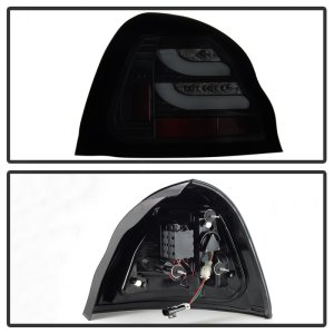 Pontiac Grand Prix LED Tail Lights - Rear - SPYDER - Light Bar - Black Smoke - `04-`08