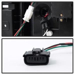 Chevrolet Suburban LED Tail Lights - SPYDER - Light Bar - Black - `15-`17