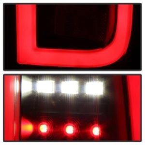 Chevrolet Suburban LED Tail Lights - SPYDER - Light Bar - Black - `15-`17