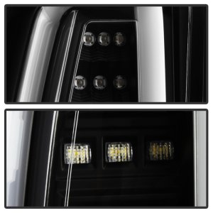 Chevrolet Tahoe LED Tail Lights - SPYDER - Light Bar - Black - `15-`17