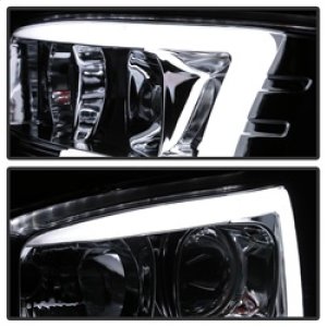 GMC Sierra 1500 Headlights - SPYDER - V2 Projector Headlights - DRL - Chrome - `99-`06