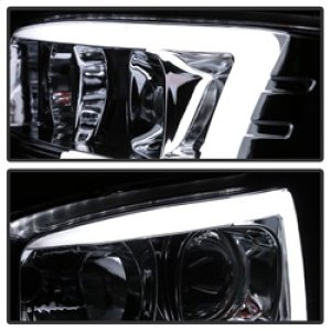 GMC Sierra 1500 Headlights - SPYDER - V2 Projector Headlights - DRL - Chrome - `99-`06