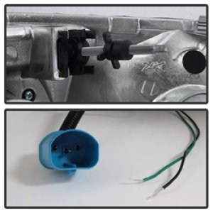 Ford F-150 Headlight Set - SPYDER - Version 2 - Light Bar DRL - Chrome - `97-`03