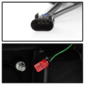 Ford F-250 Super Duty Headlights - SPYDER - Version 2 - Light Bar DRL - Chrome - `08-`10