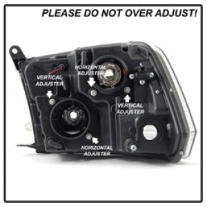 Dodge Ram 1500 Headlights - SPYDER - Projector - Version 2 - Light Bar DRL - Halogen - Chrome - `09-`16