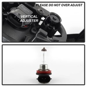 Honda CRV Fog Lights - SPYDER - OEM w/Switch & Cover - Clear - `17-`18