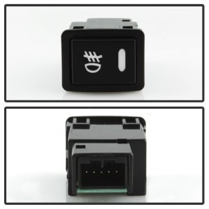 Nissan Rogue Sport Fog Light Assembly - SPYDER - OEM with Switch - Clear - `17-`18 Nissan Rogue Sport Fog Light Assembly - SPYDER - OEM with Switch - Clear - `17-`18