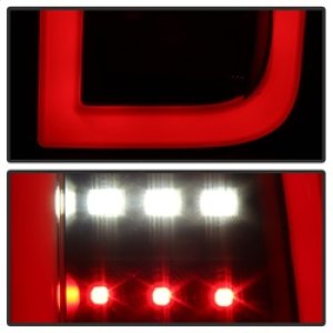 Chevrolet Tahoe LED Tail Lights - SPYDER - Light Bar - Black Smoke - `15-`17