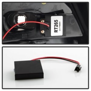 Ford Focus LED Tail Lights - SPYDER - Black - `12-`14