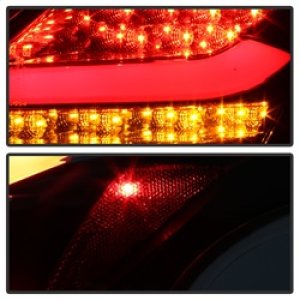 Ford Focus LED Tail Lights - SPYDER - Black - `12-`14