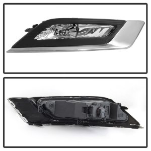 Ford Fusion Fog Lights - SPYDER - OEM W/Switch and Cover - Clear - `17-`18