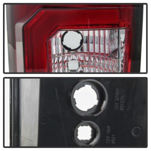 Toyota Tundra LED Tail Lights - Rear - SPYDER - Version 2 - Red Clear - `07-`13
