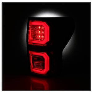 Toyota Tundra LED Tail Lights - Rear - SPYDER - Version 2 - Red Clear - `07-`13