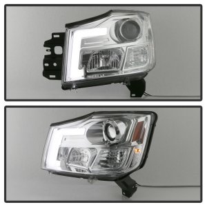 Nissan Armada Headlights - SPYDER - V2 Projector - Chrome - `04-`07
