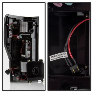 Ford F-250 Super Duty Tail Lights - SPYDER - LED - Black Smoke - `17-`18
