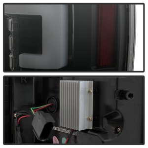 Ford F-250 Super Duty Tail Lights - SPYDER - LED - Black Smoke - `17-`18