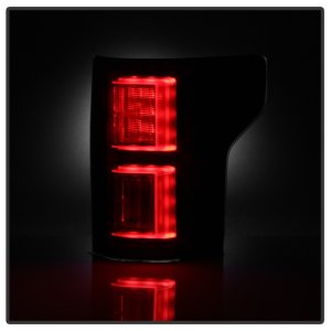 Ford F-150 LED Tail Lights - SPYDER - Light Bar - Black Smoke - `18-`19