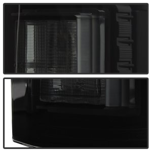Ford F-150 LED Tail Lights - SPYDER - Light Bar - Black Smoke - `18-`19