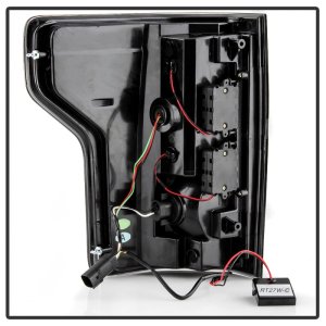 Ford F-150 LED Tail Lights - SPYDER - Light Bar - Black Smoke - `18-`19