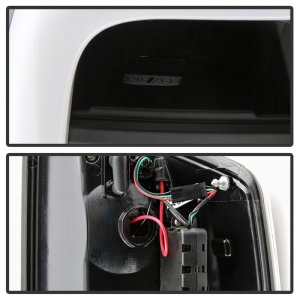 Toyota Tundra LED Tail Lights - SPYDER - Light Bar - Black - `14-`16