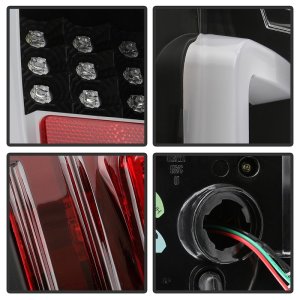 Toyota Tundra LED Tail Lights - SPYDER - Light Bar - Black - `14-`16