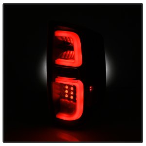 Toyota Tundra LED Tail Lights - SPYDER - Light Bar - Black - `14-`16