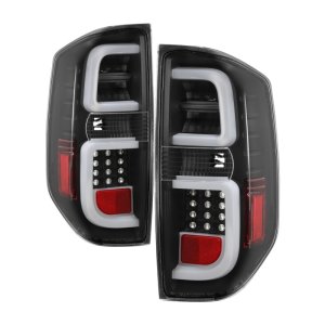 Toyota Tundra LED Tail Lights - SPYDER - Light Bar - Black - `14-`16 Toyota Tundra LED Tail Lights - SPYDER - Light Bar - Black - `14-`16
